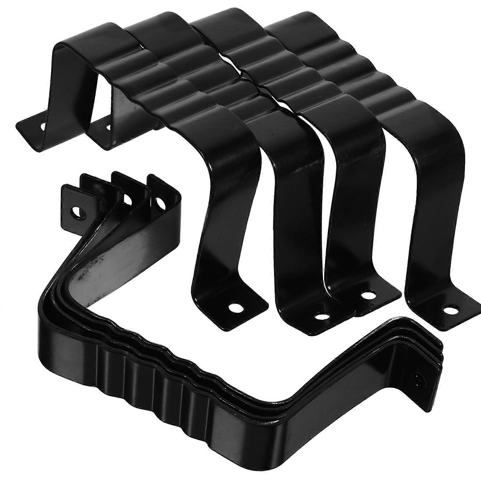 Pipe Strap Gutter Accessories Plastic Material Lightweight 8Pcs