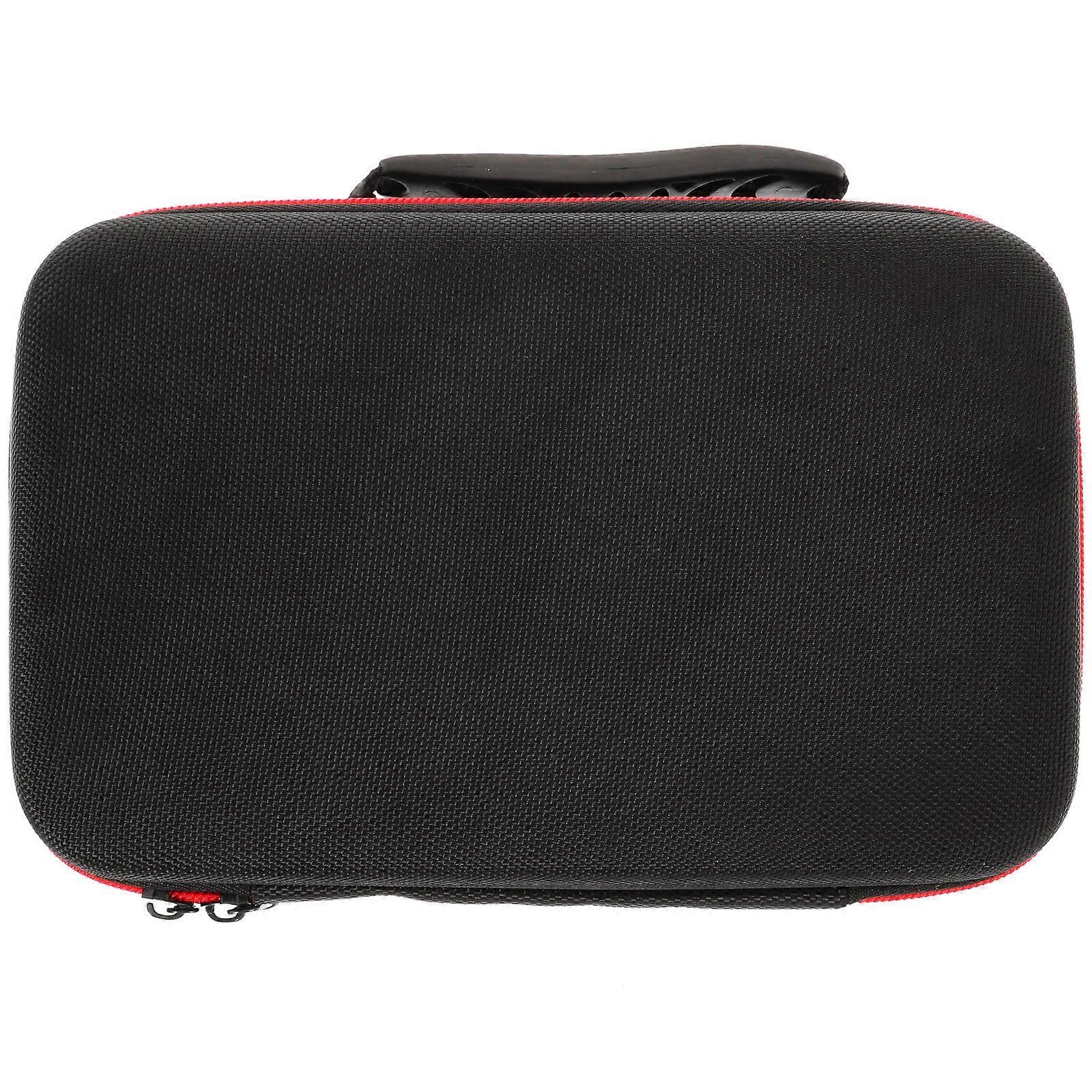 Accessory Pouch Camera Bag With Handle Size For Travel Outdoor Activities Rectangular Black EVA 1Set