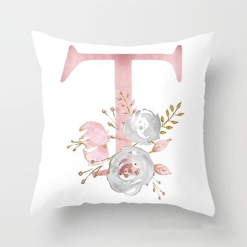 Sofa Bed Letter Square Pillowcase Cushion Cover2