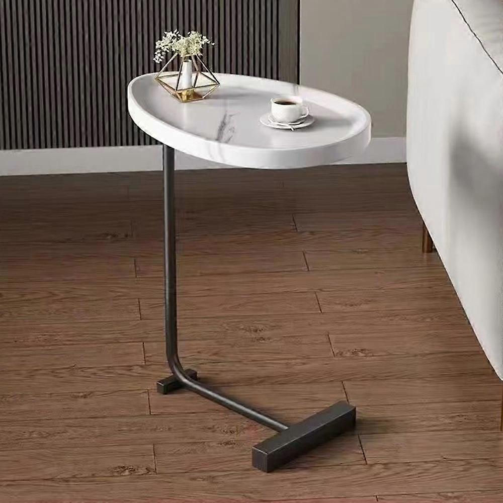 Waterdrop Shape Side Table Mini Coffee Table Bedside Sofa End Table Storage Rack