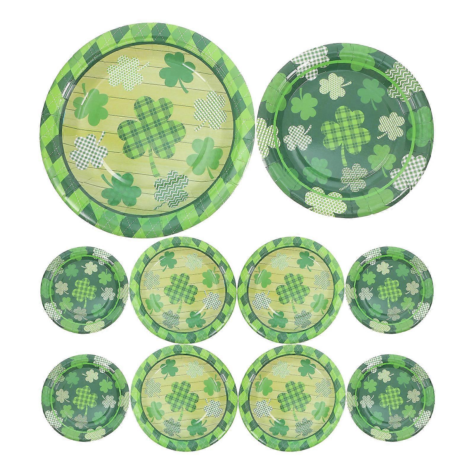 Shamrock For Parties Round Shape Green Color 20Pcs