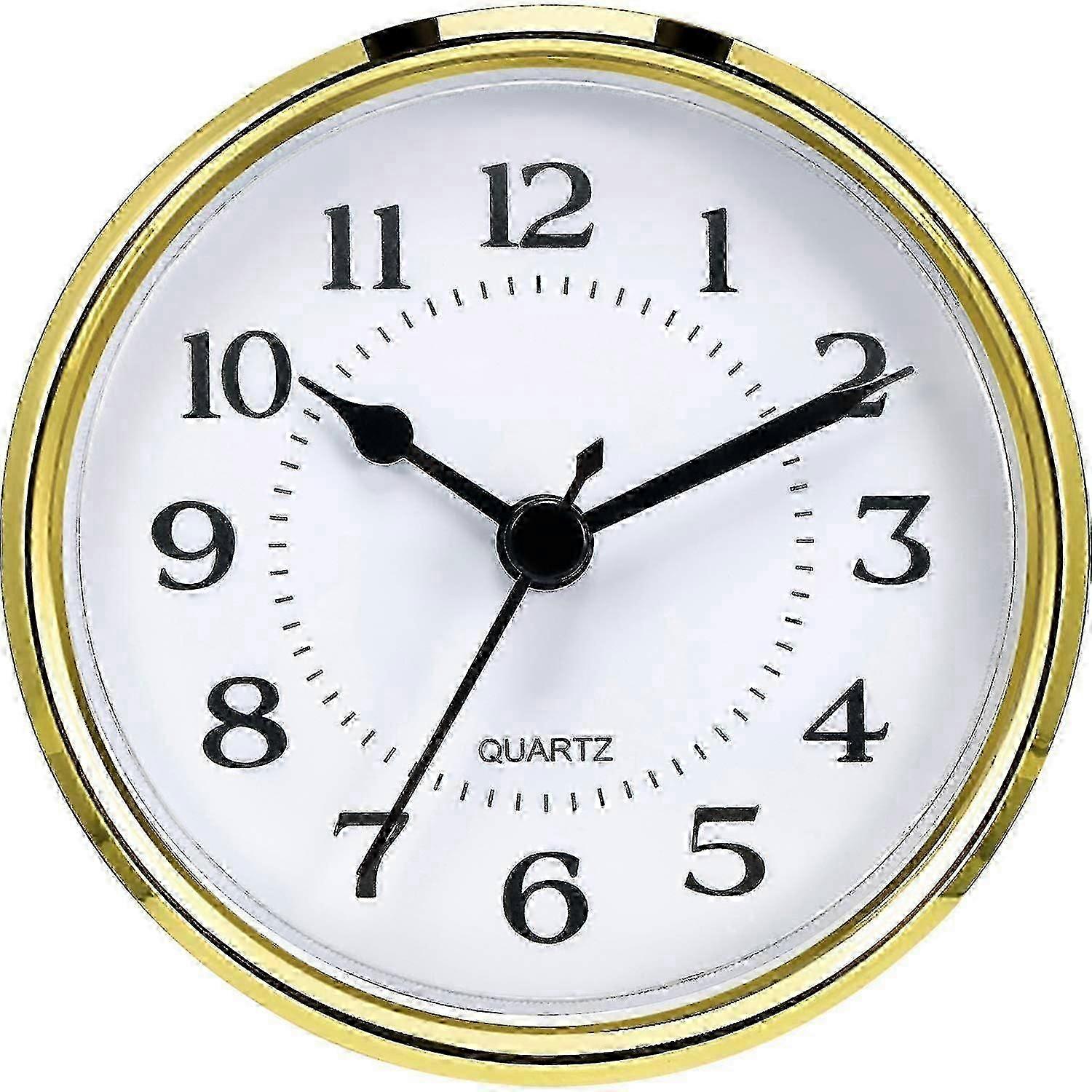 3-1/2 polegadas (90 mm) relógio de quartzo fit-up/insert com algarismo arábico, movimento de quartzo