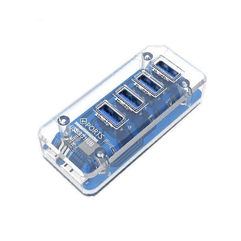4 x USB 3.0 HUB 5Gbps Transparent Docking Station