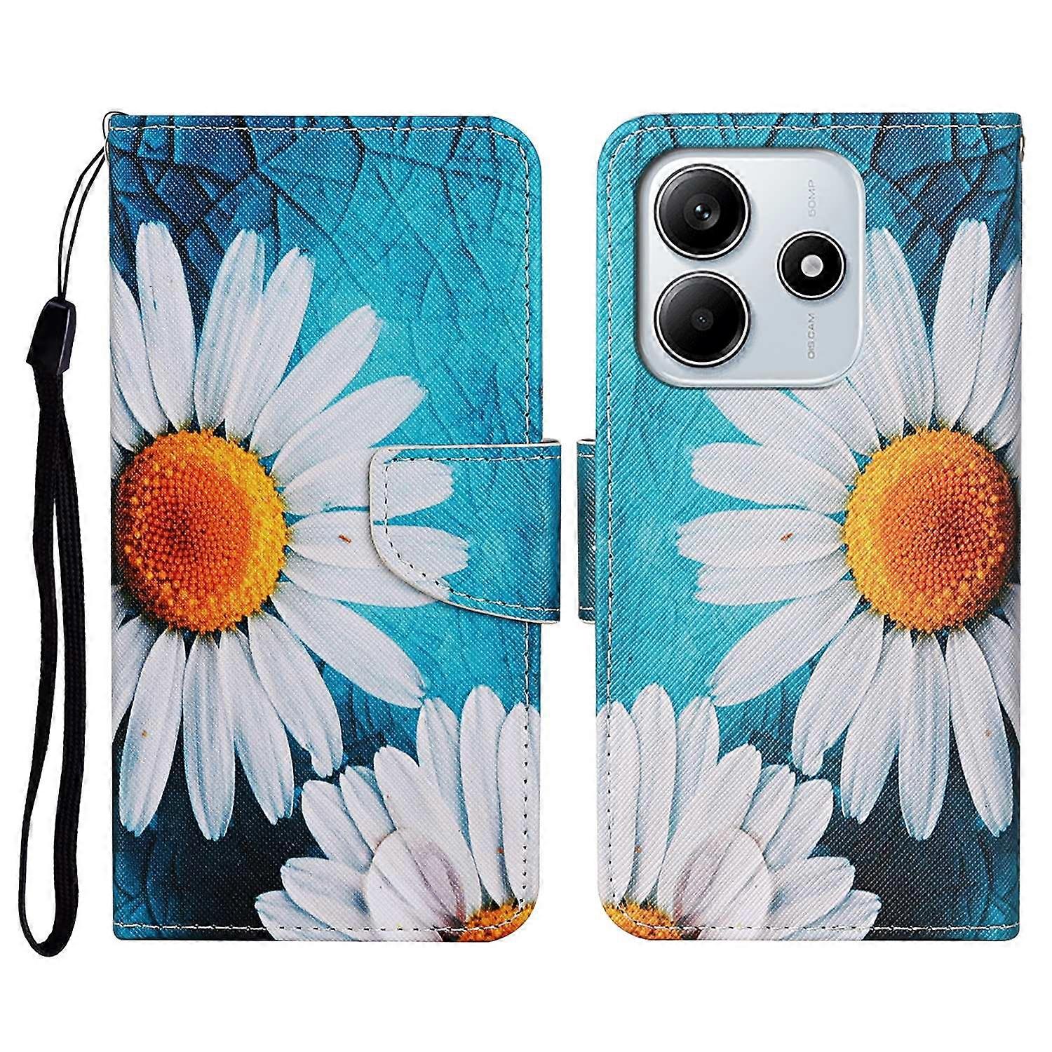 For Xiaomi Redmi Note 14 5G Case Pattern Printing Protective Leather Folio Phone Cover