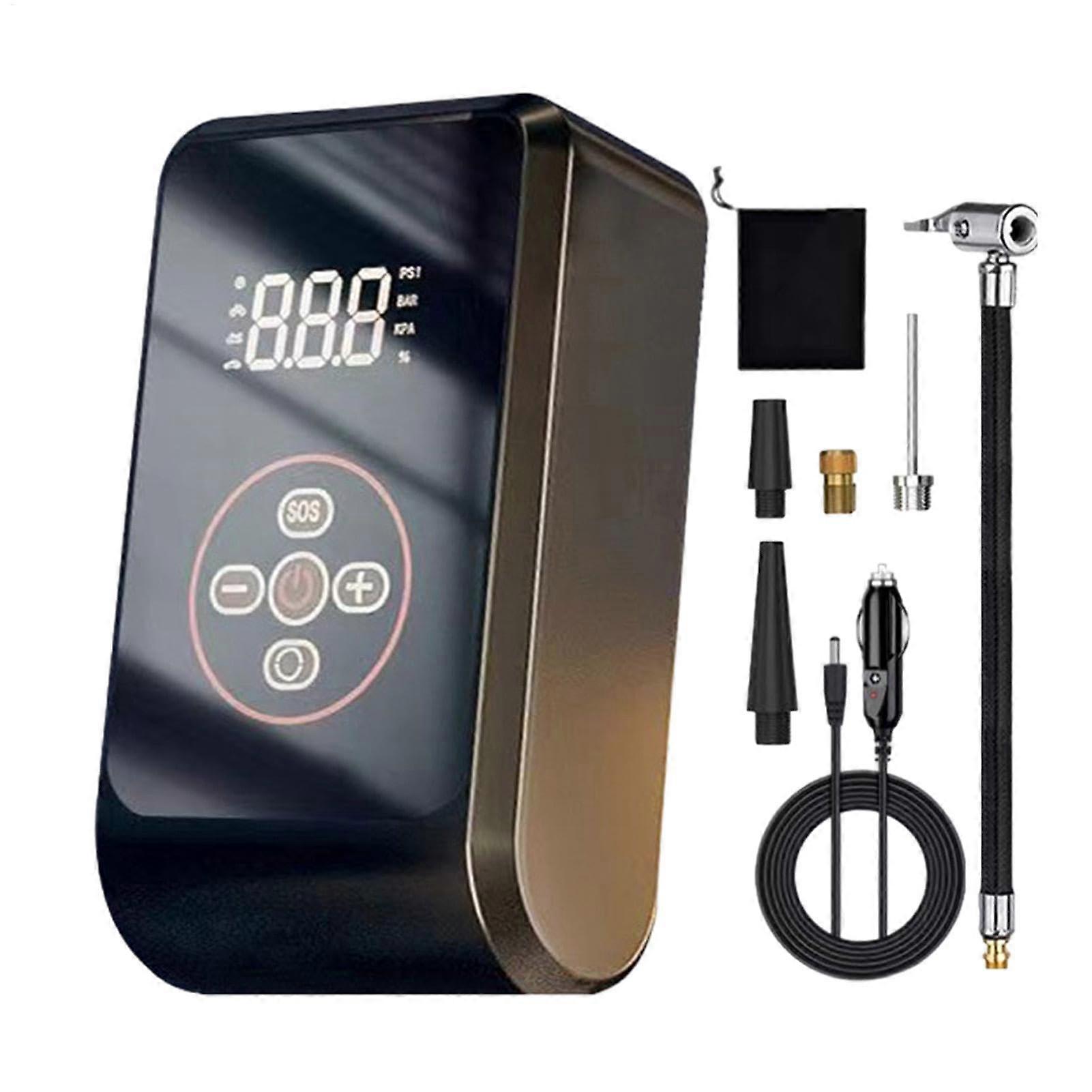 Car Tyre Inflator, Car Tyre Inflator for Vehicle, Powered Fast Inflation Portable Tyre Pump for Car, Bike, Motorcycle, and Ball.