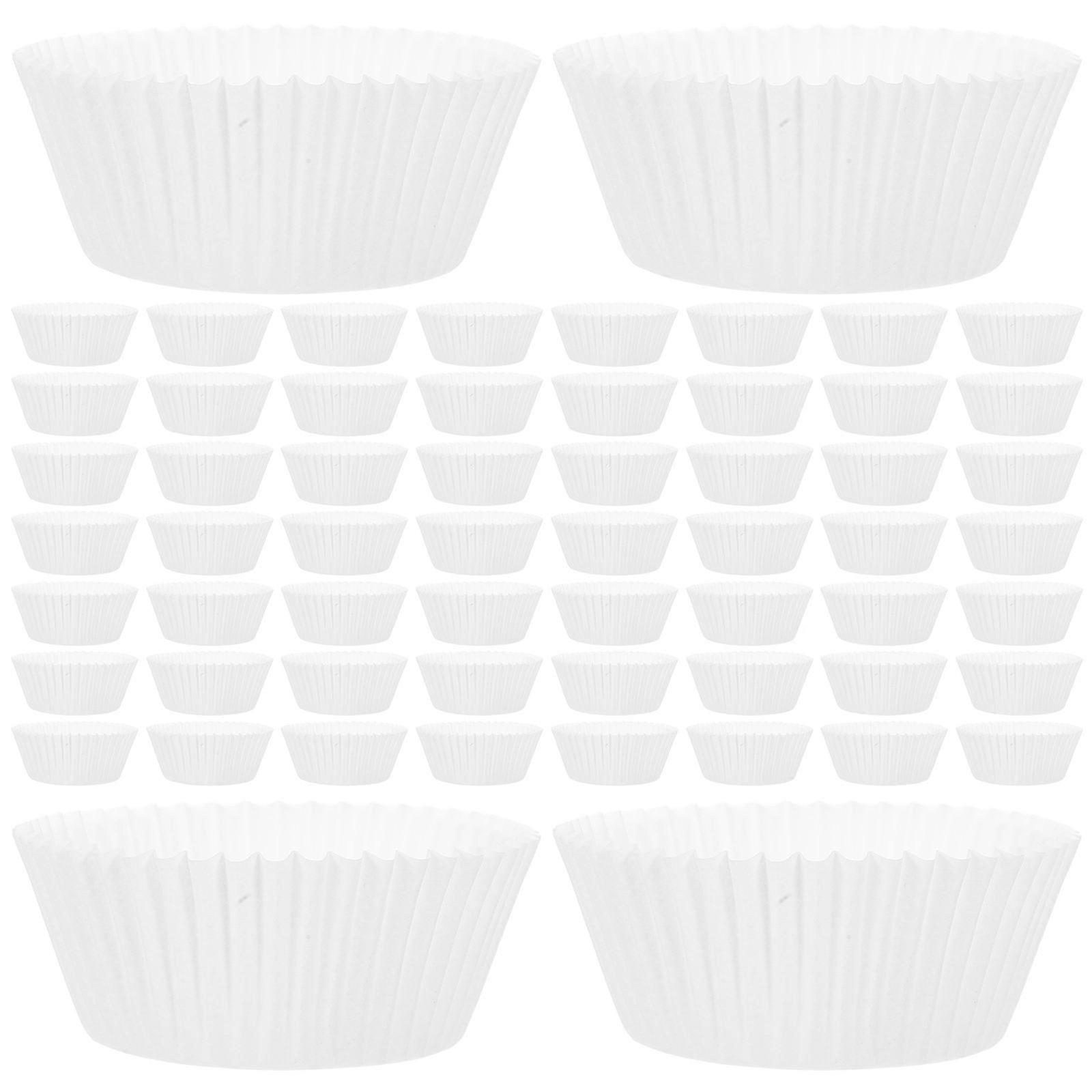 Paper Mini Cupcake Case Cupcake Liners Non Stick For Parties And Celebrations Elegant Design 2.67X2.67X1.57in 100Pcs