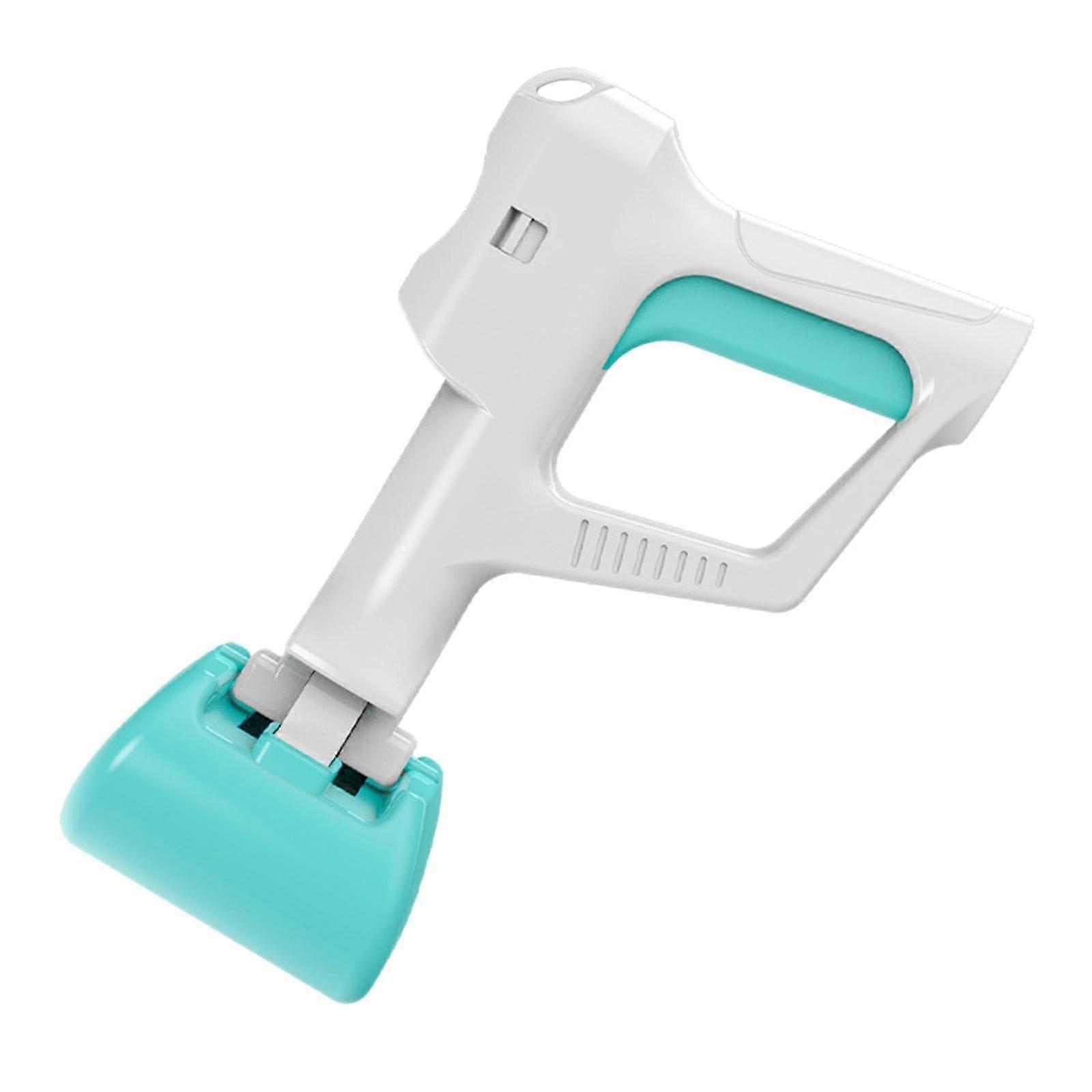 Handheld Dog Waste Picker for Outdoor Use, Green