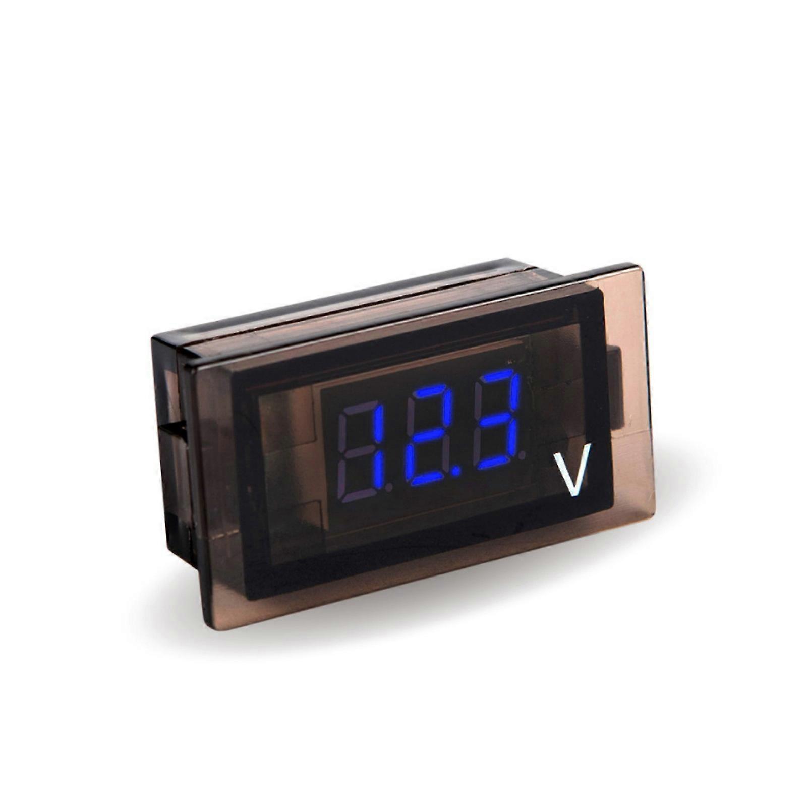 Çift Aralıklı 12V 24V Dijital Gerilim Ölçer, Otomotiv Kamyon Denizcilik Uygulamaları İçin Yüksek Parlaklıkta LED Ekranlı Çok Renkli