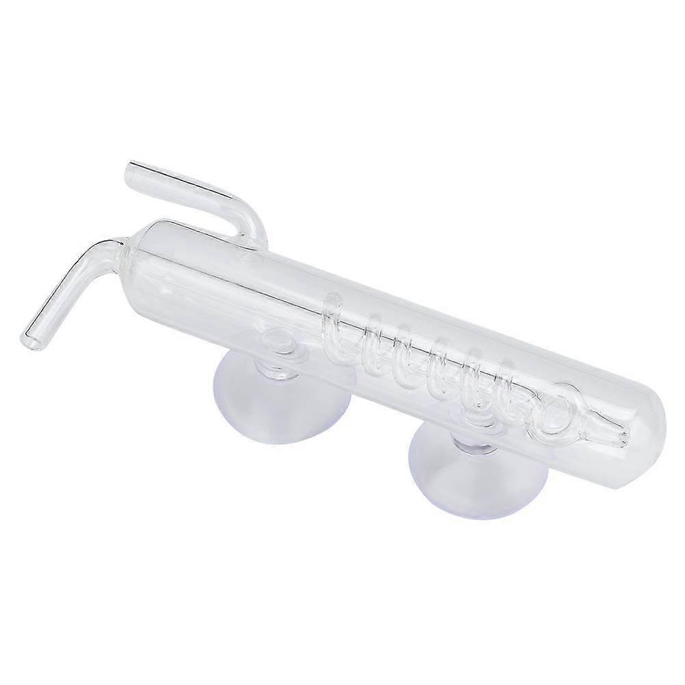 CO2 Bubble Counter for Aquarium Crystal Glass With Suction Cup Set for Accurate CO2 Control, Easy to Use
