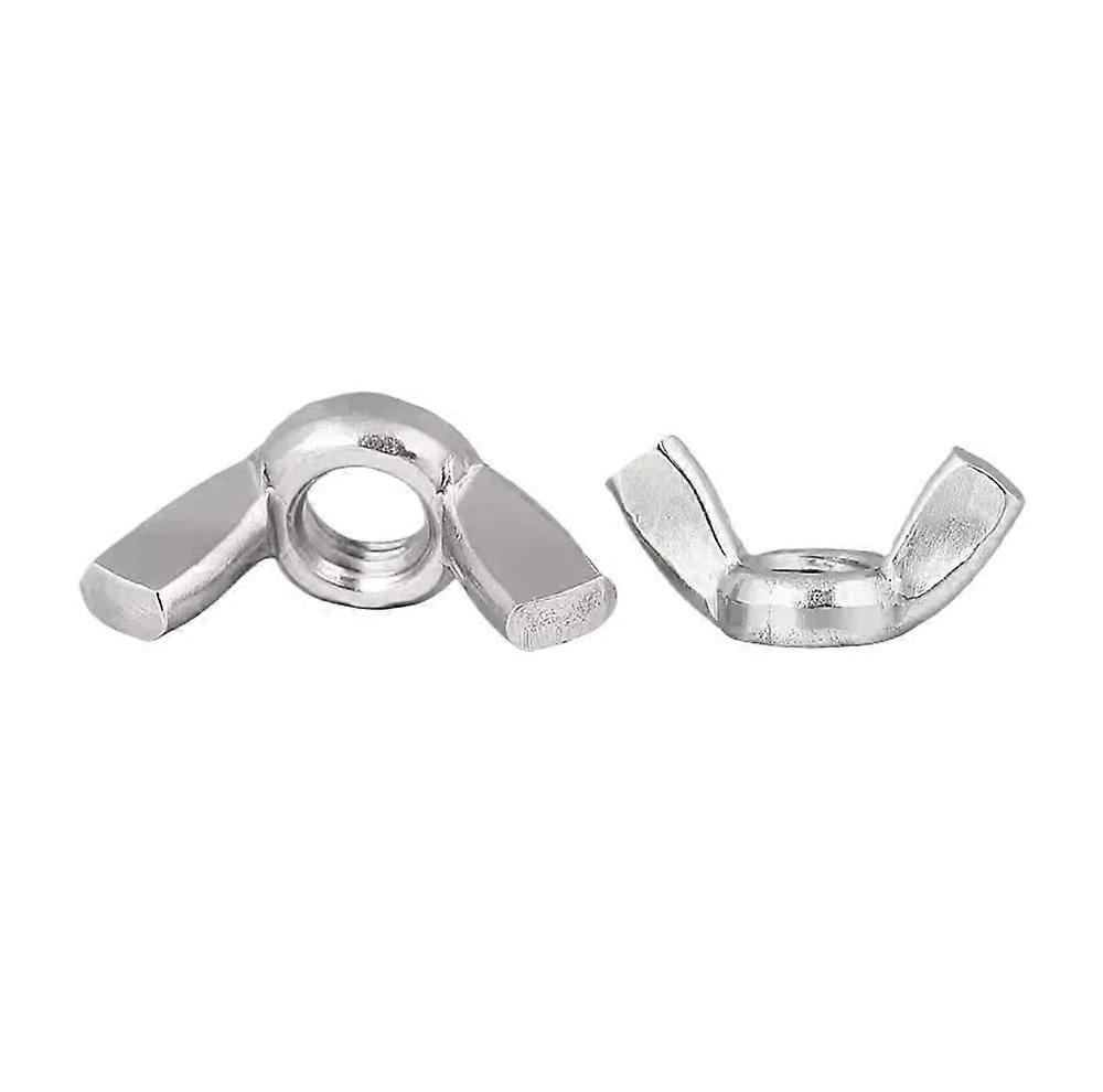 DIN315 304 Stainless Steel Wing Nuts with Butterfly Bar, Hand Tightening, M3 Size, Pack of 20 Pieces
