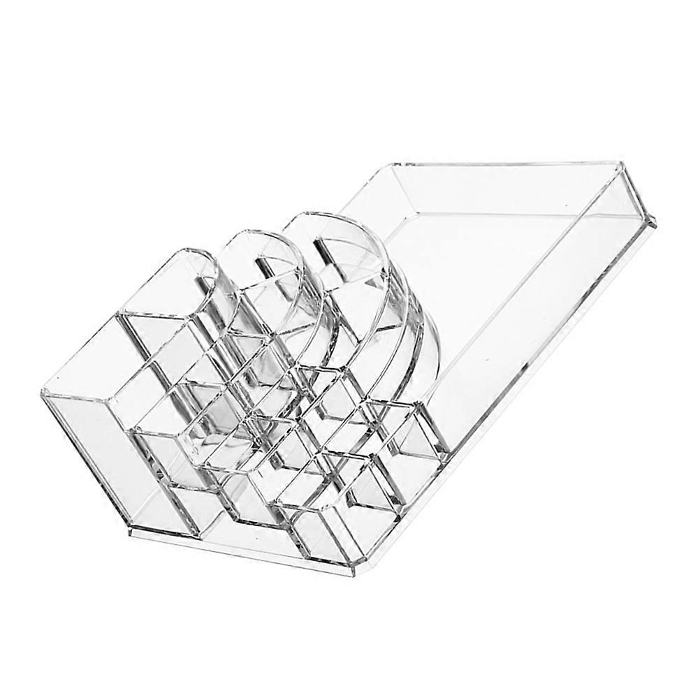 Transparent Acrylic Cosmetics Storage Box for Home Desktop Organization Durable Practical 1PC