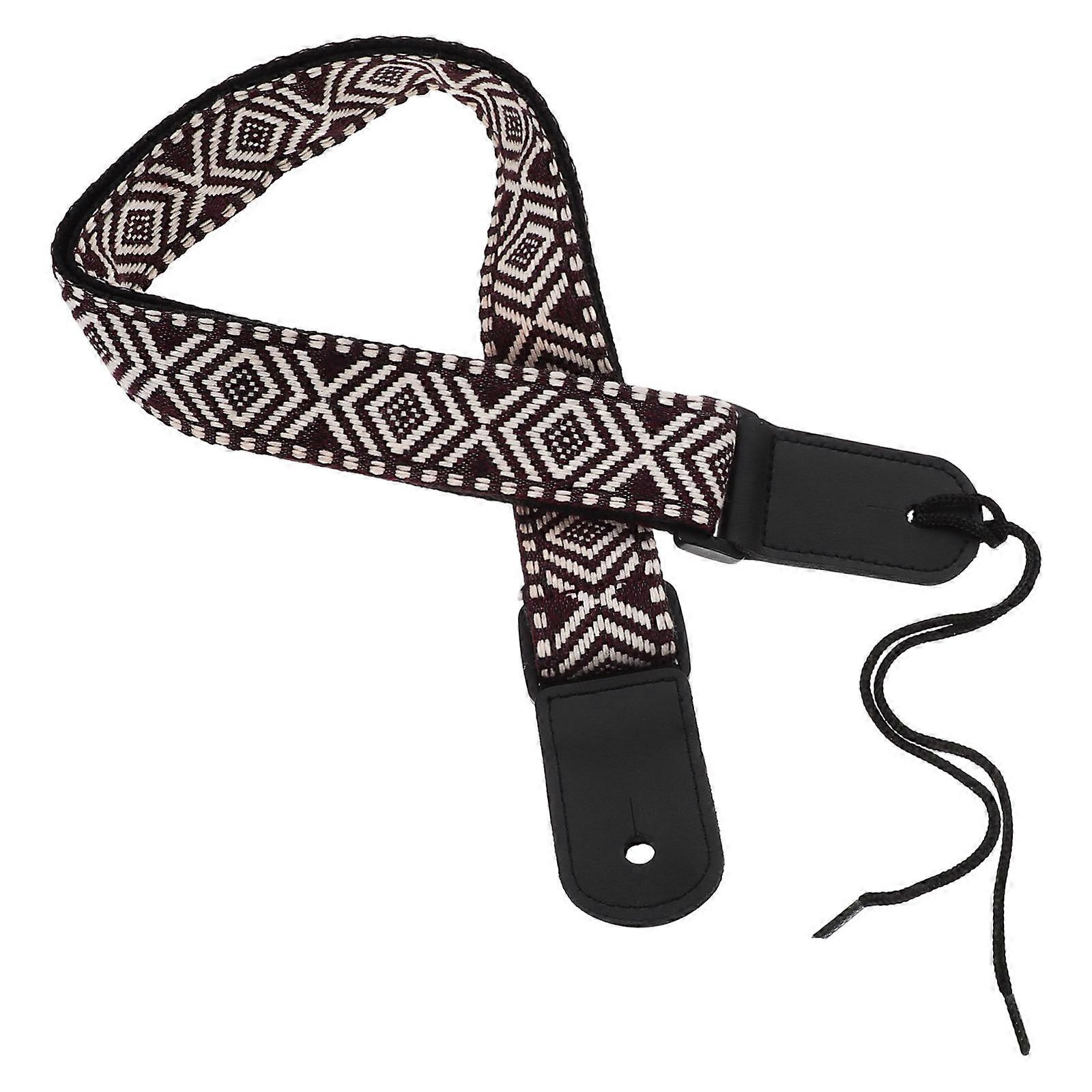 Delicate Guitar Strap Wear Resistant Random Style Ukulele Accessory 1Pack