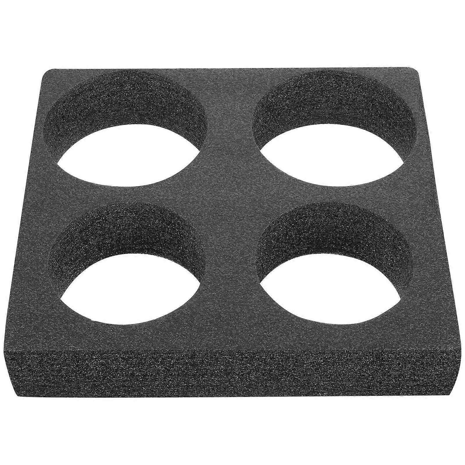 Premium Black Foam Drink Carrier for Beverage Storage with Multi Holes for Takeout Cups