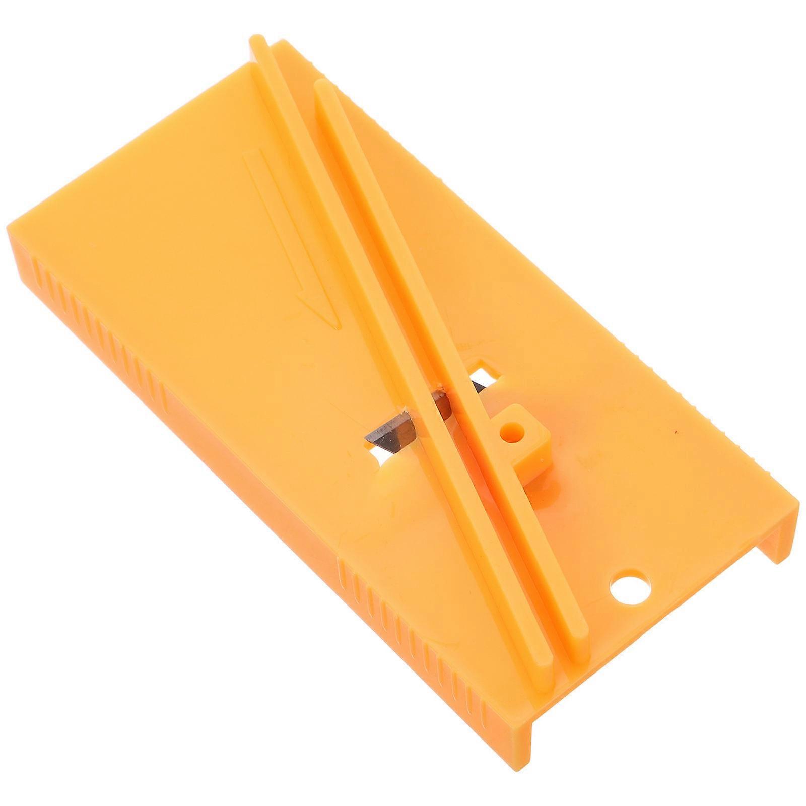 Yellow Plastic Car Film Installation Tool with Big for Precise Edge Application