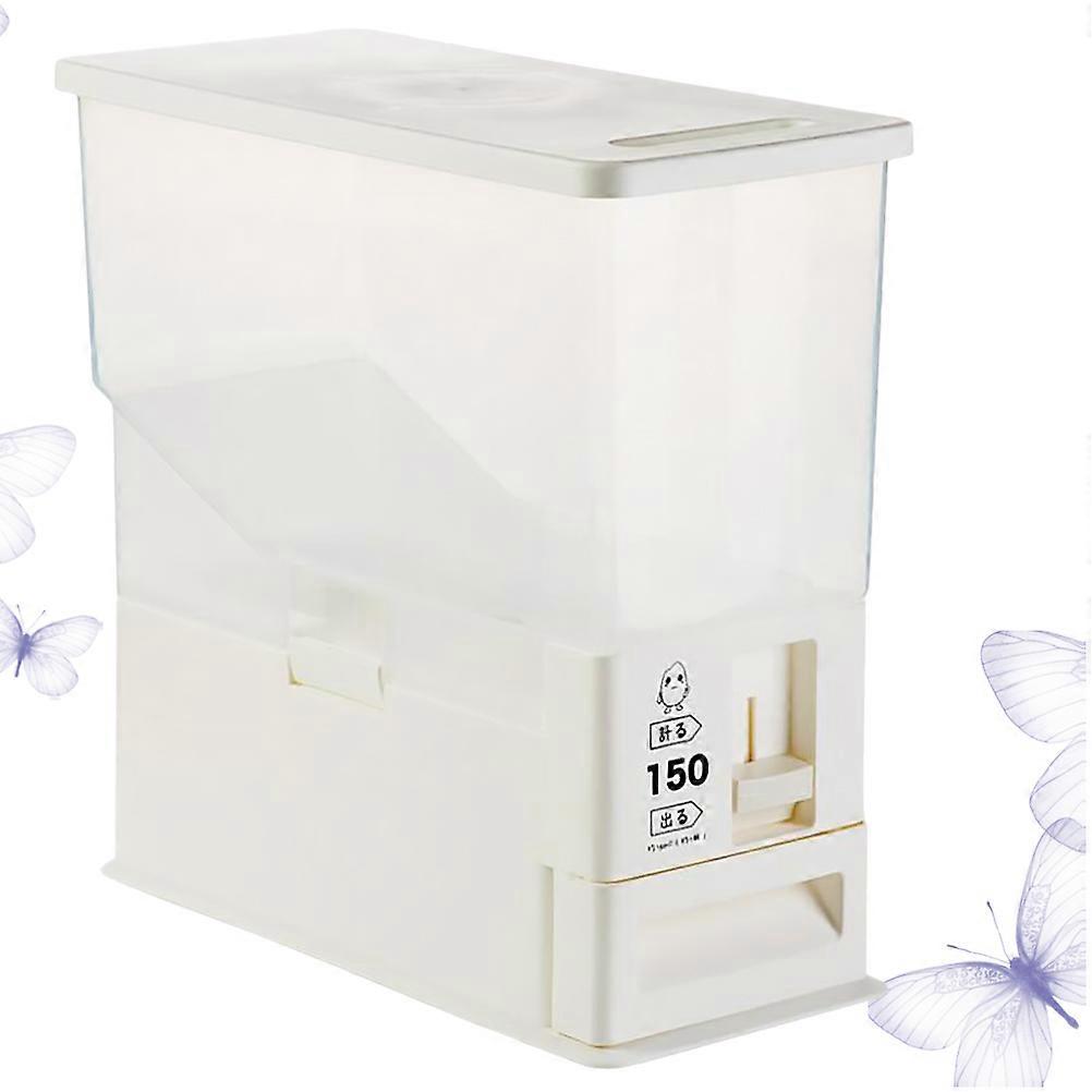 Automatic Metering Rice Container Square Shaped For Food Storage Commercial Users 1Set