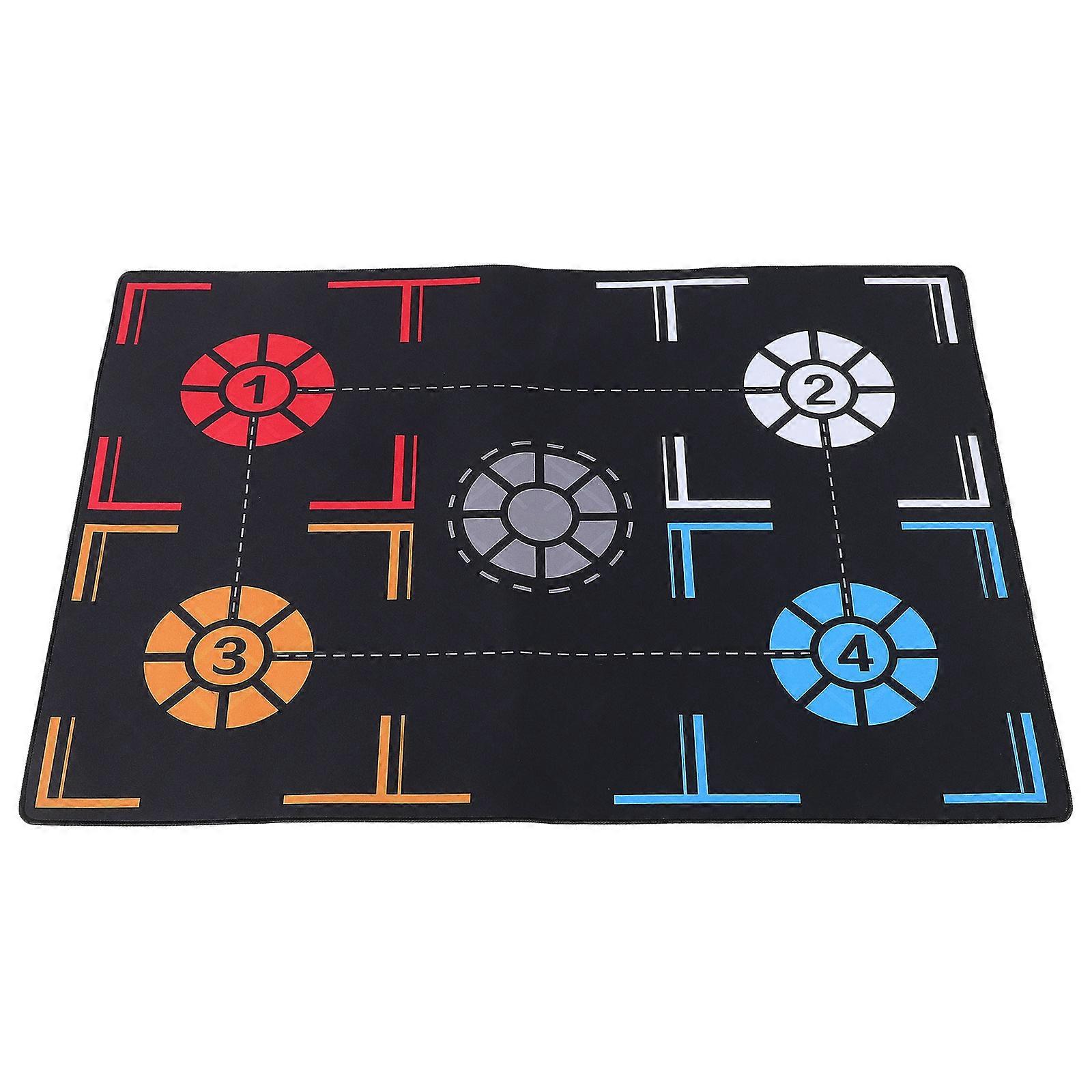 Basketball Training Pad Non Slip Durable Mat for Youth and Adults, Compact and Portable Fitness Equipment for Skill Enhancement