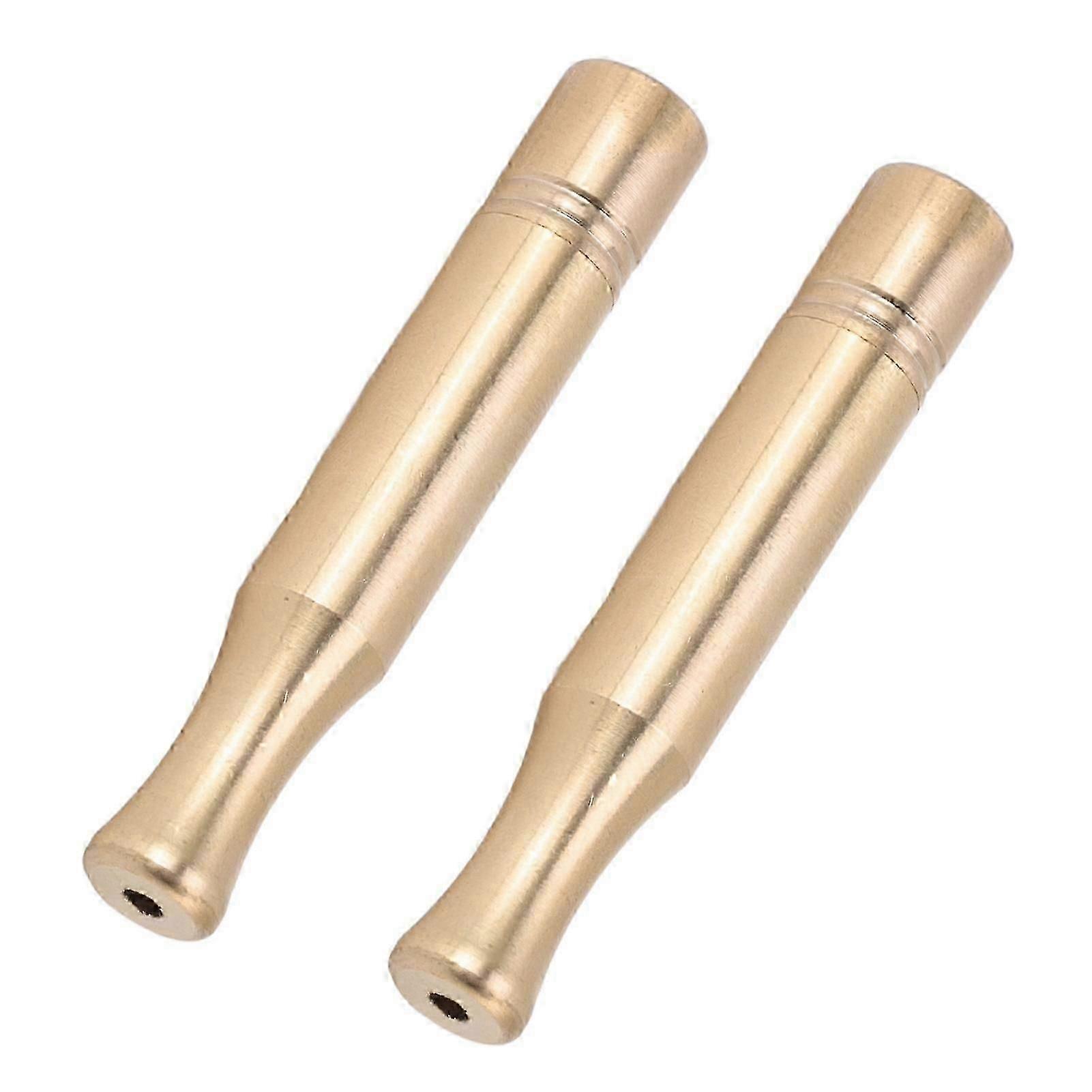 2 Sets 2.36in Copper Cigarette Holder with Detachable Filters for Men