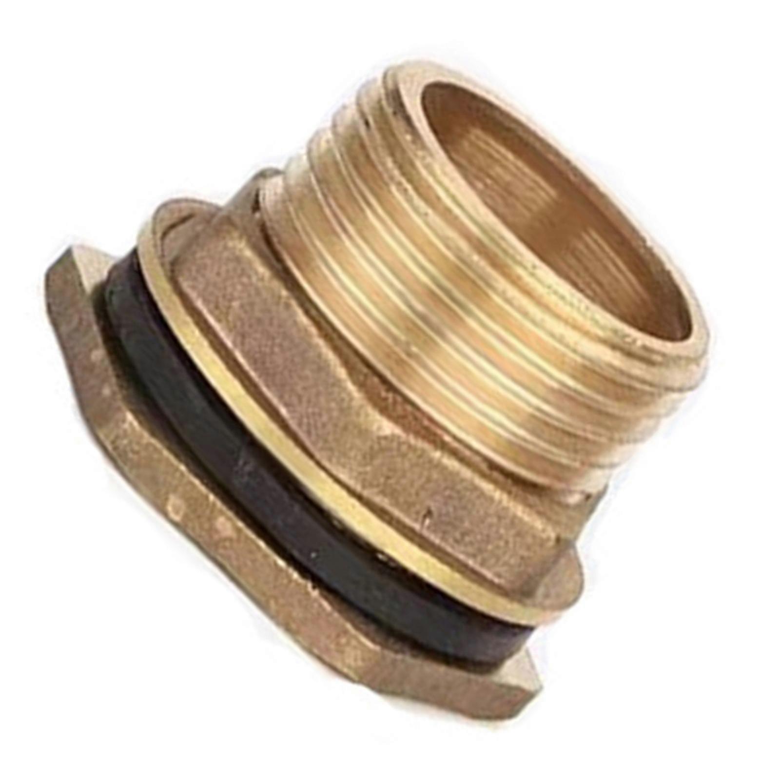 Universal Brass Threaded Fitting For Bucket Tanks Rainwater Barrels Rustproof Water Tap Connector Multicolor