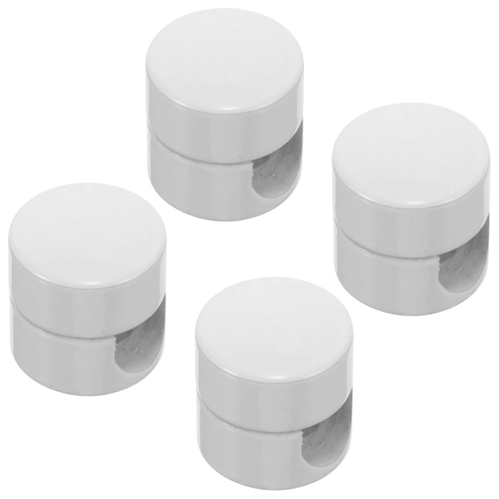 Secure Lighting Fixtures Cord Grip Connector With Retro Design For Cafe Settings 4Pcs White Durable And Anti-Rust