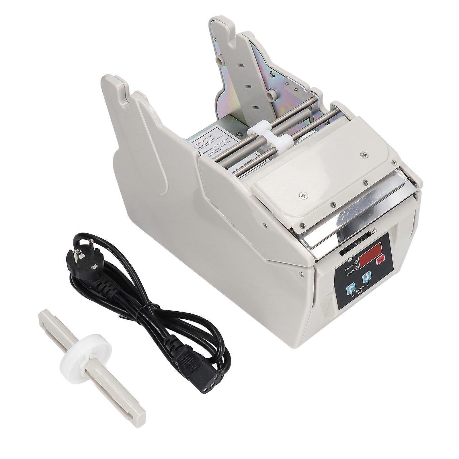 Automatic Label Dispenser Low Failure Rate Wrinkle Free Portable Label Peeling Separating Machine with Counting EU Plug 220V