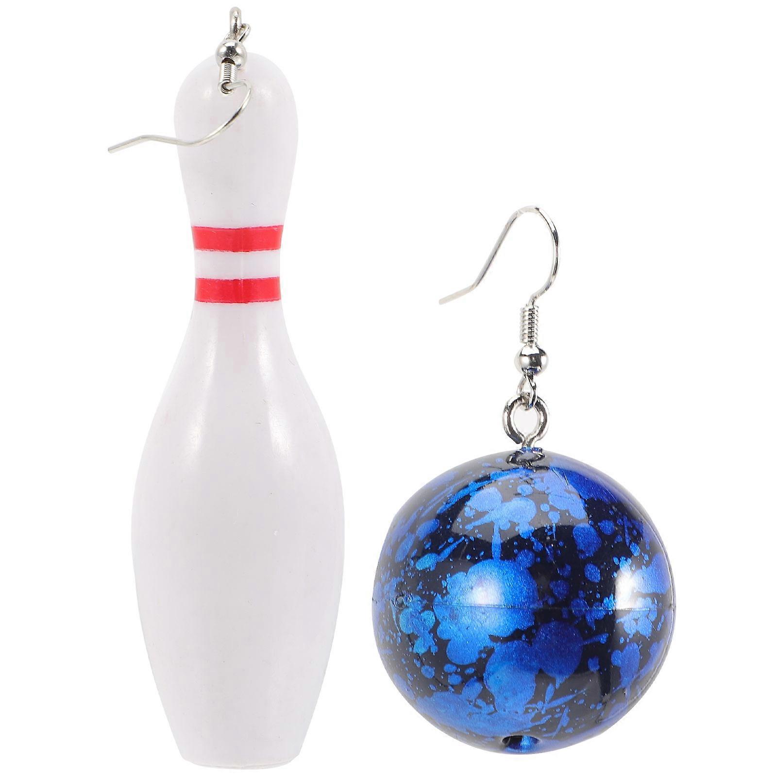 Alloy Earrings for Decoration Assorted Color Simple Fashionable Design 1 Pair