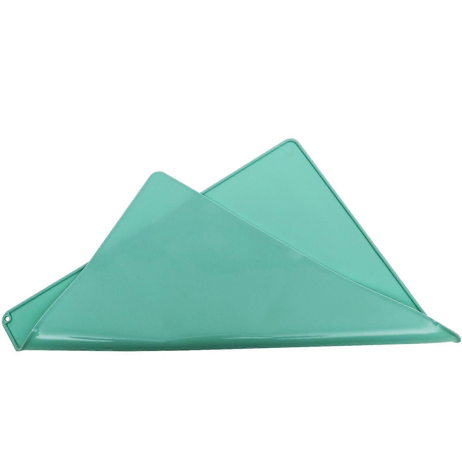 Household Dough Mat Thickened Silicone Mat Temperature Contrast Dual Measurement 50x40cm Green 1Set