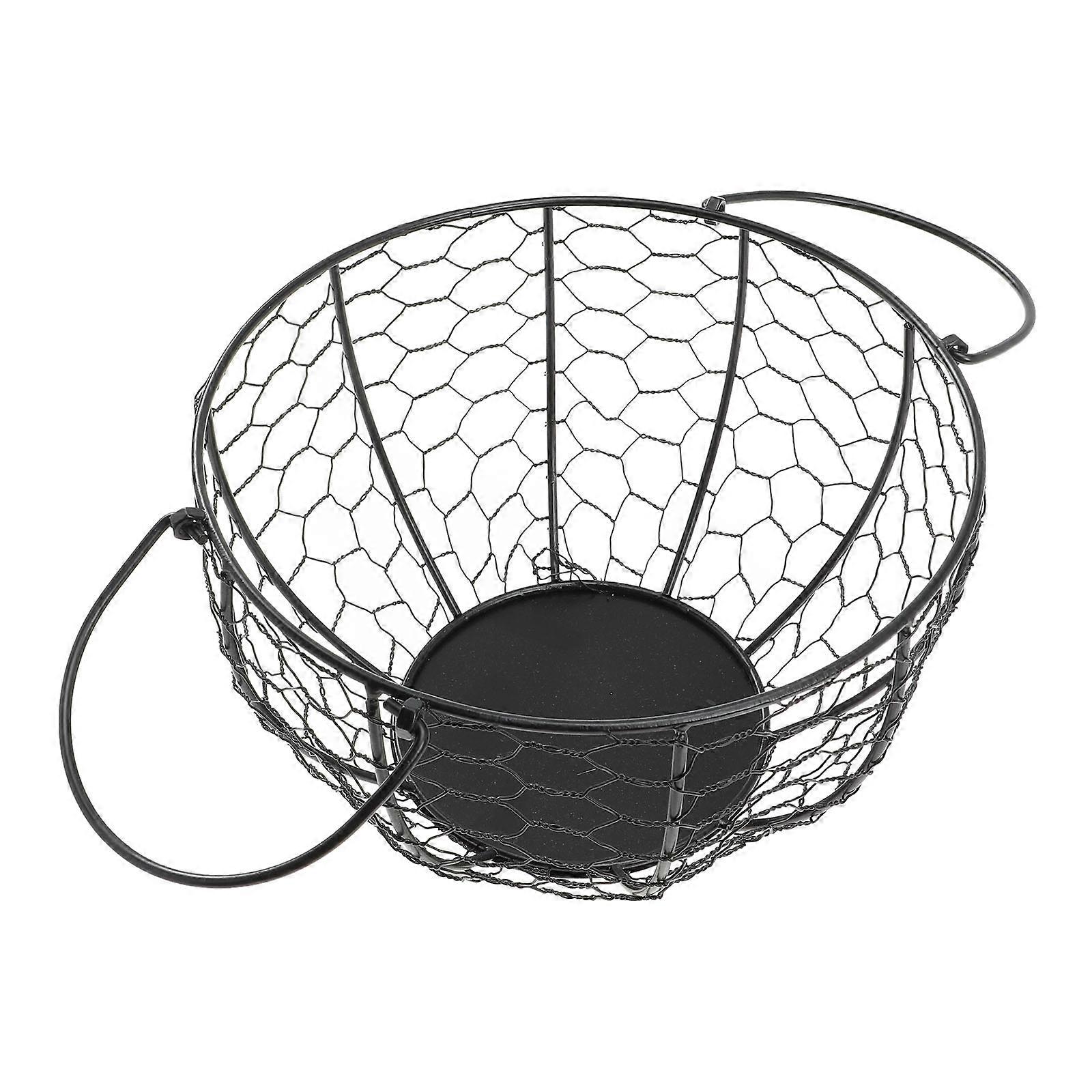 Multi-Purpose Kitchen Storage Basket With Round Handle Suitable For Family Use 20x20cm 1Pack