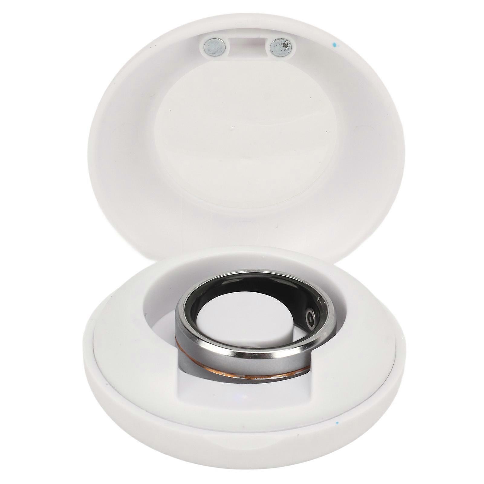 Smart Ring Silver Waterproof Remote Control Shooting Smart Health Tracker Ring for Fitness Sleeping Monitoring No. 10