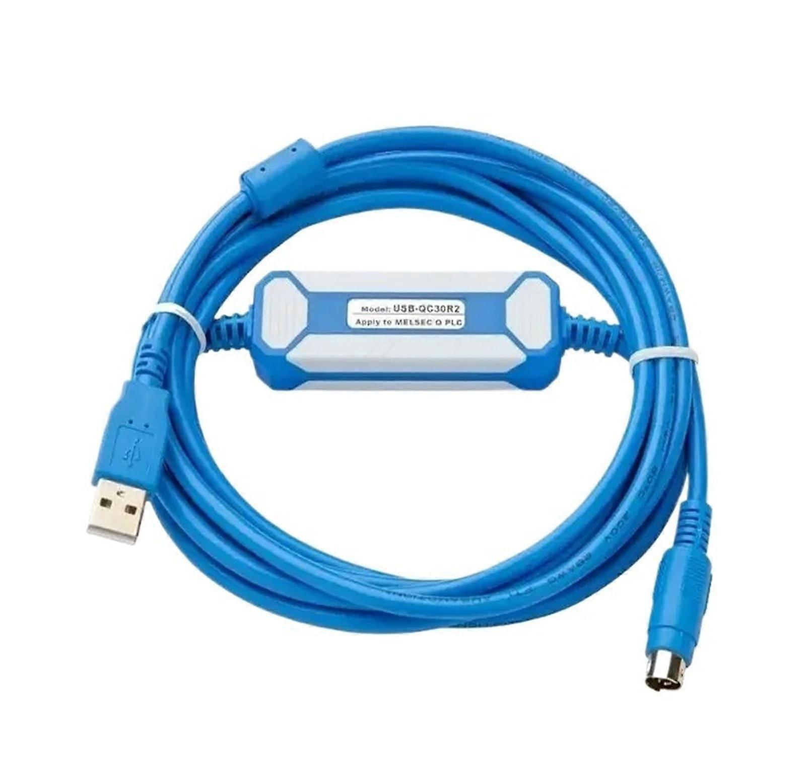 Programming Cable, USBQC30R2, Suitable for Q Series, Data Download Communication Optical Isolation Type (Gold Plated Version) Gold Plated Version 3m