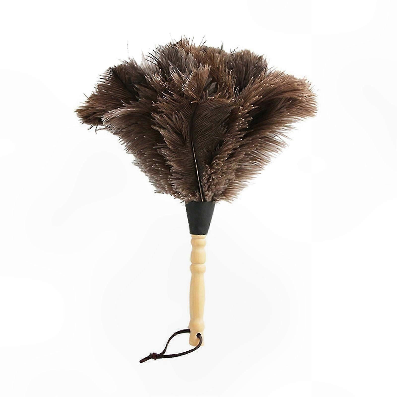 Soft Anti-Static Eco-Friendly Washable Duster with Wooden Handle for Home Cleaning