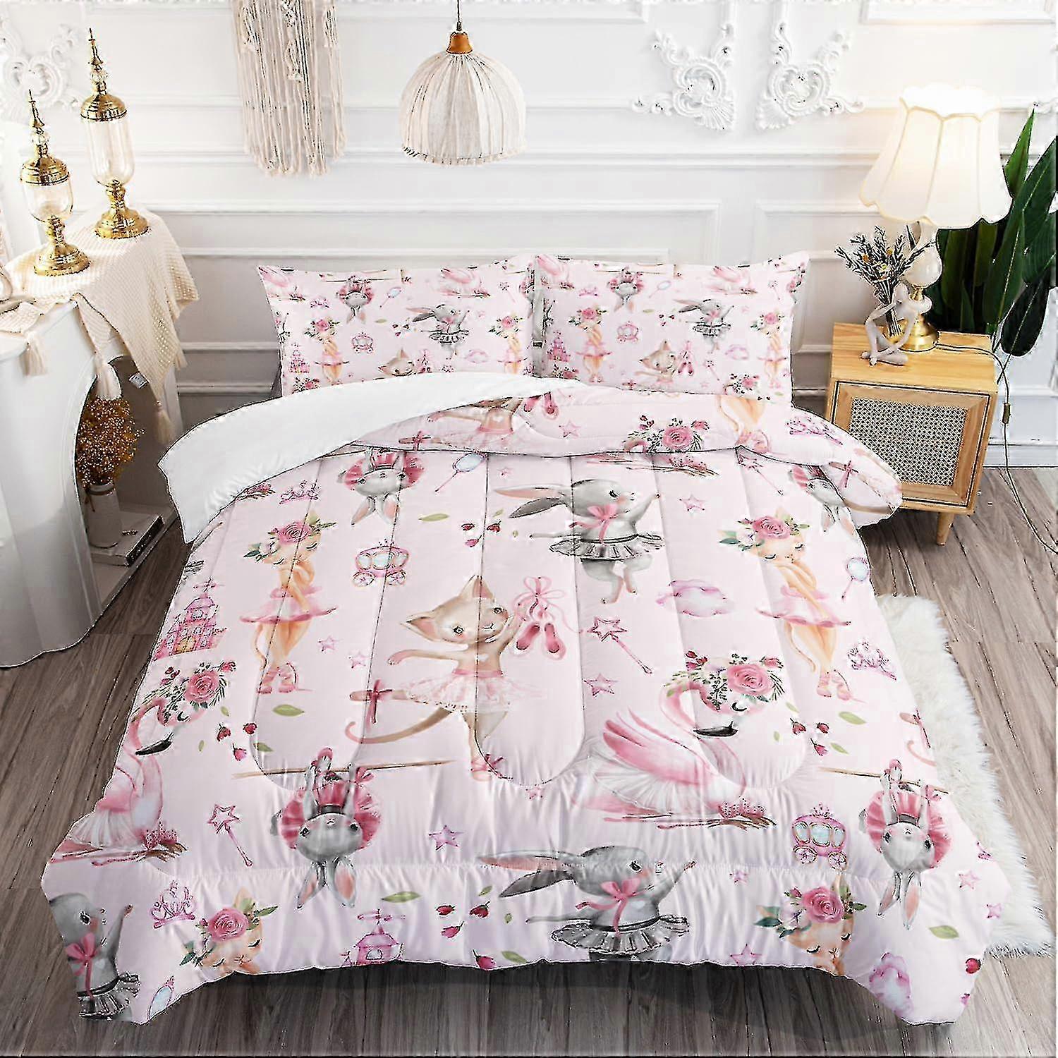 b466 Lenzuola Funky Monsters Pattern Pattern Piumino Set di biancheria da letto da 3 pezzi 1 copripiumino e 2 federe Lenzuola gb466 2025