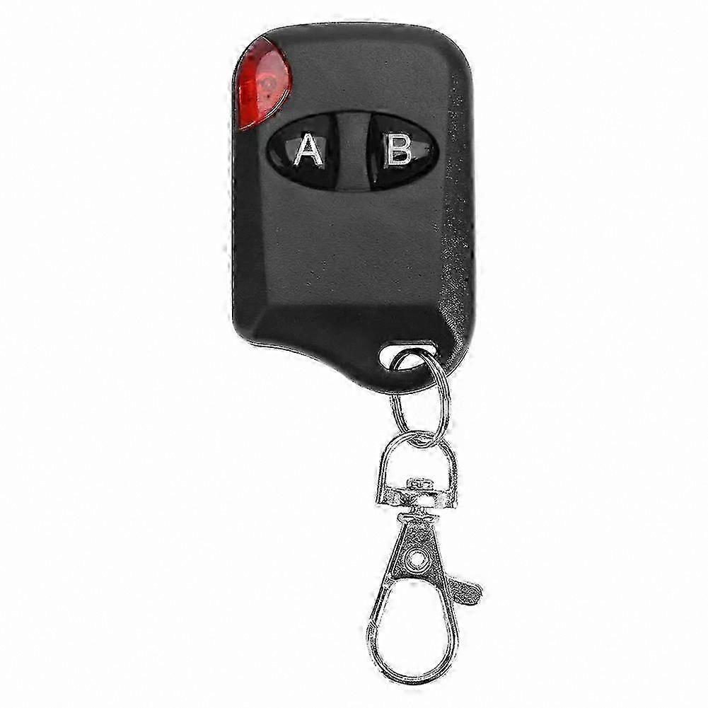 2-Button 433MHz Wireless Remote Control for Gate and Garage Door Opener with A/B ON OFF Function Fast Duplicator RF Key Fob