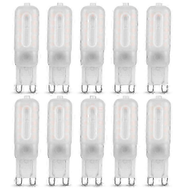 10pcs G9 LED Bulbs 5W 6000K Cold White 220V Non-Dimmable Halogen Replacement