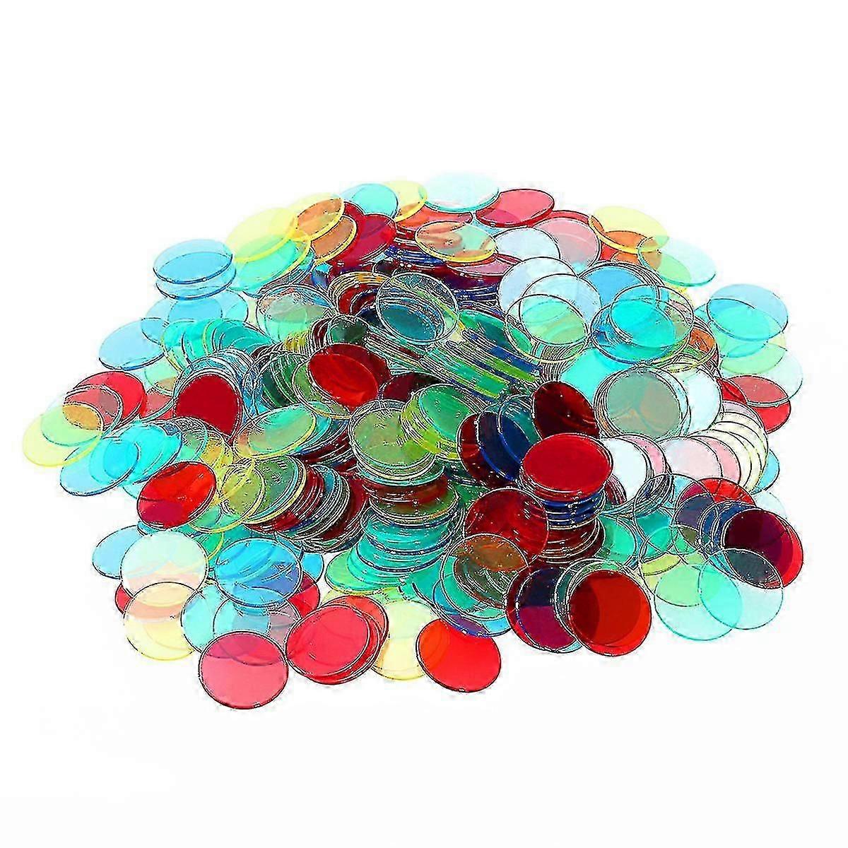 Clear Bingo Chips and Markers for Professional UK Bingo Game Sessions