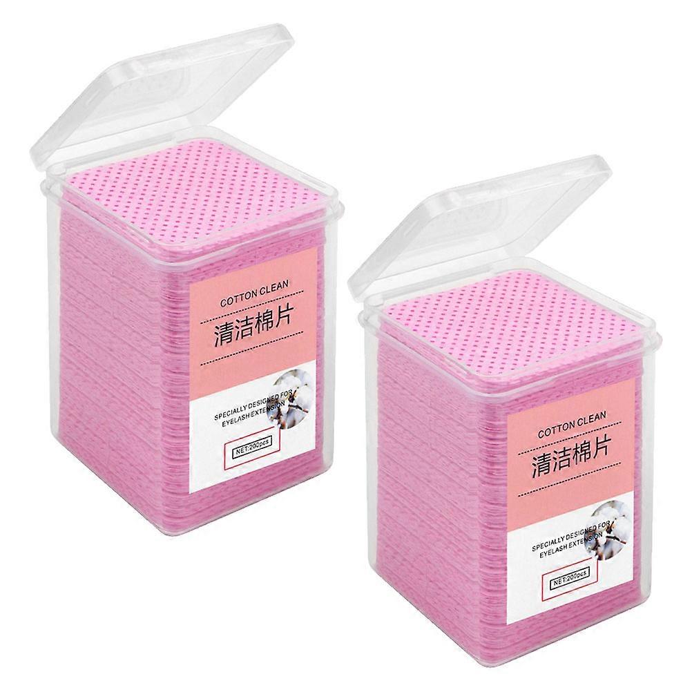 Adhesive Wipes Lash Glue Non-Woven Fabric Glue Wipers Daily Use 400Set