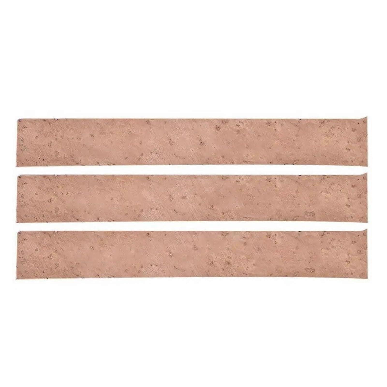 81x11x2mm Clarinet Cork Saxophone Neck Joint Pads Musical Instrument Accessories (Color: 3PCS)