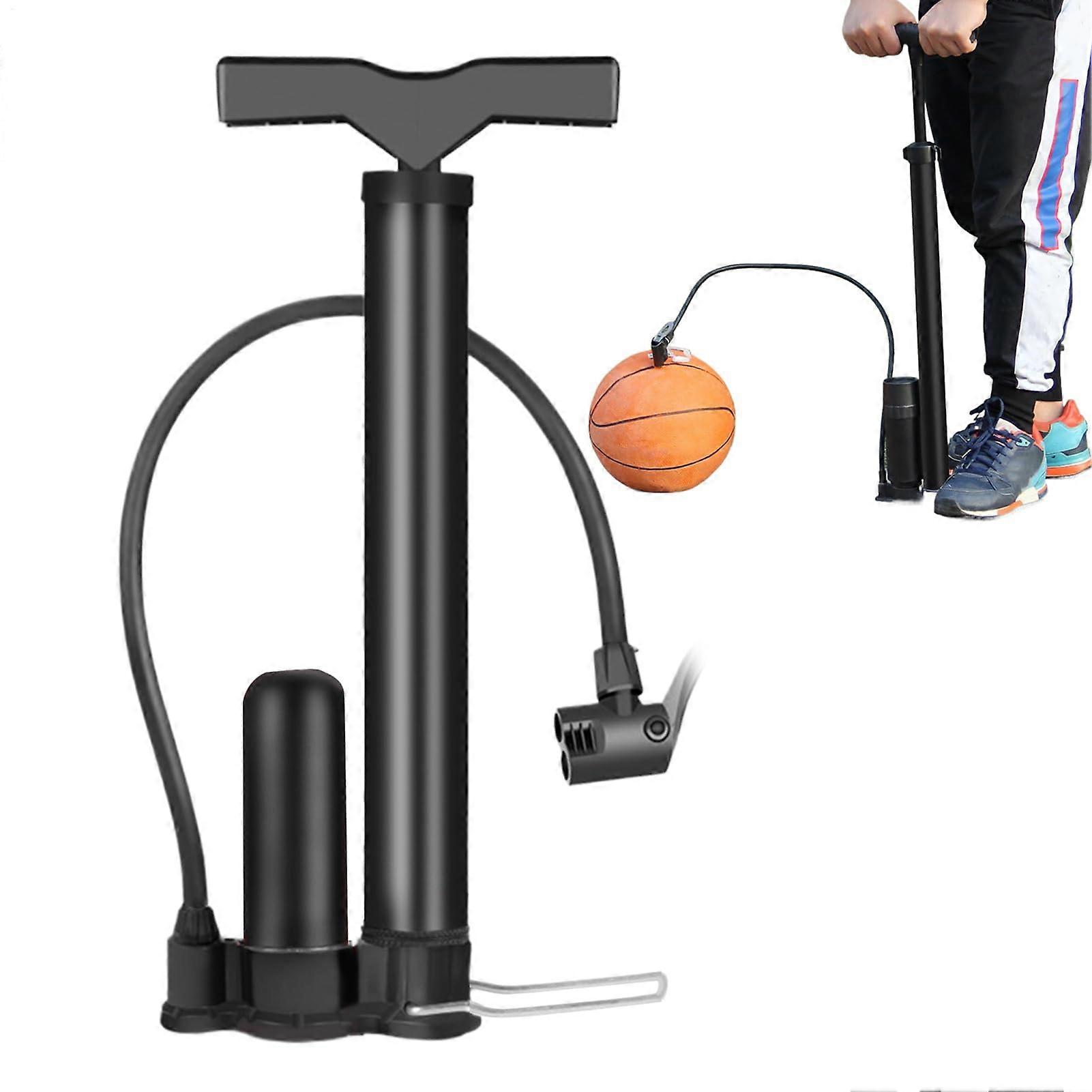 Portable Bicycle Pump With 3 Adapters For Bikes, Kayaks, Inflatable Toys And Balls: Multifunction Manual Air Pump For EVs