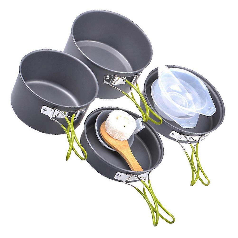Multifunctional Camping Cooking Equipment For 2-3 People With Portable Design Assorted Color 1 Set