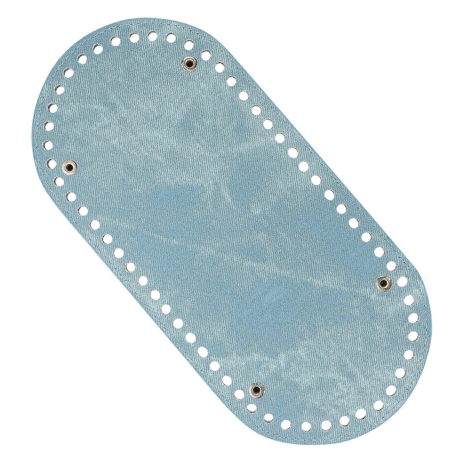 תיק סרוגה בסיסים מוצק ג'ינס בד פאוץ' בסיס אפור 1 סט אידיאלי עבור חובבי מלאכה תפירה