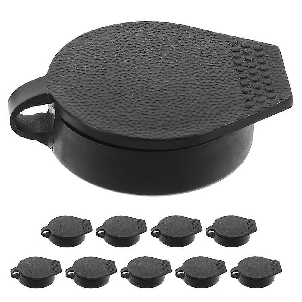 10pcs Waterproof Distribution Box Lock Covers – Weatherproof Plastic Caps for Industrial & Construction Use