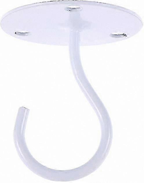 White Ceiling Hook for Wardrobe, Lantern, and Mosquito Net悬挂解决方案