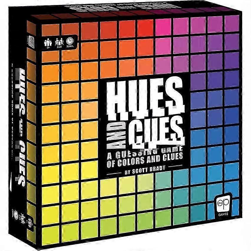 Hues and Clues Board Game, for 3-10 players, ages 8+