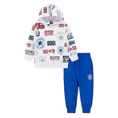 Converse Baby Boys Logo All-Over Print Top & Bottom Set