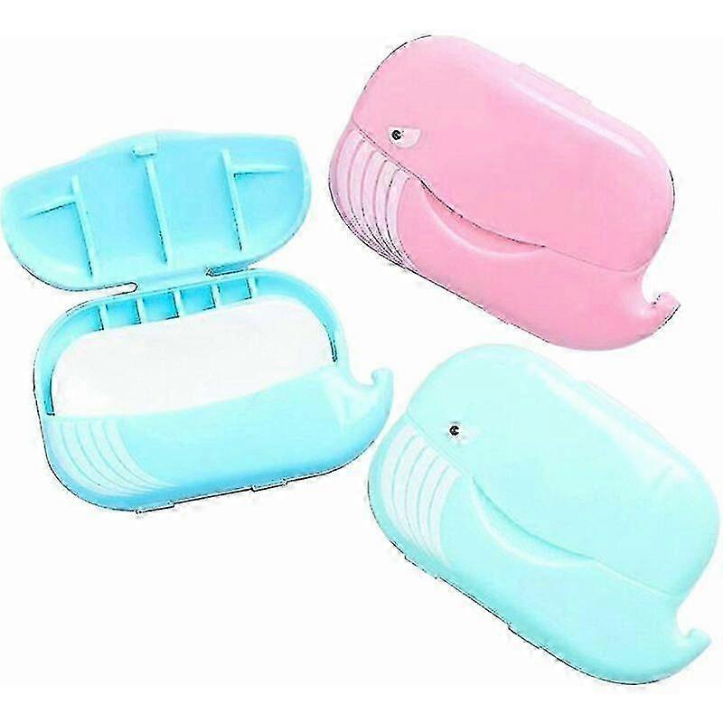 Blue Dream 150 Pcs Portable Soap Paper Sheets, 3 Boxes Disposable Soap Sheets