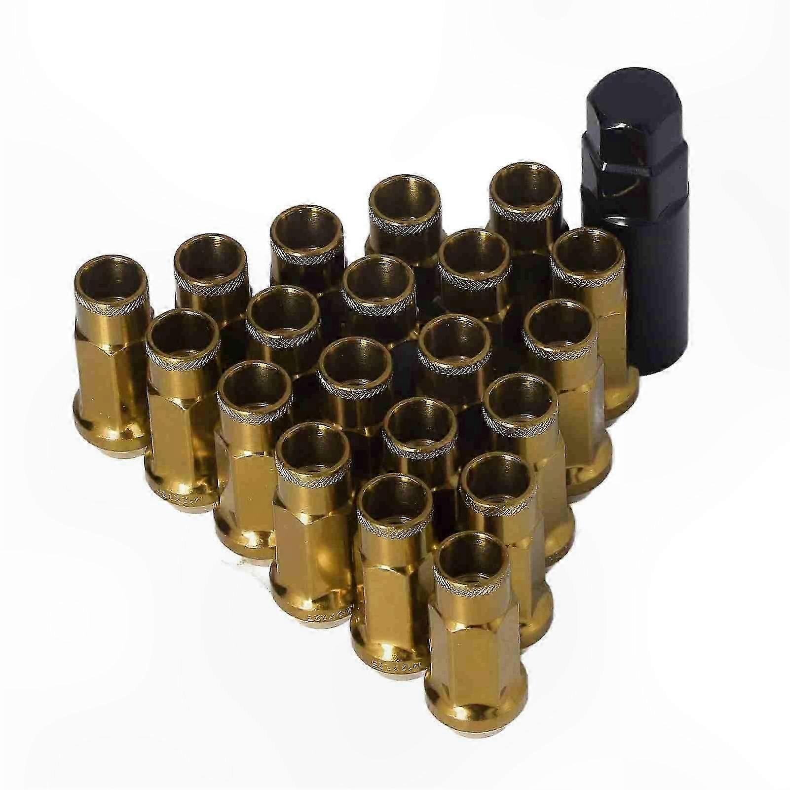 20pcs M12x1.25 Universal Wheel Lug Nuts for Car Accessories Replacement