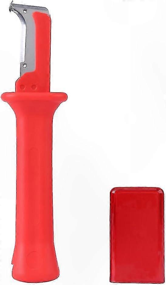 Insulated Wire Cutter Tool with Red Plug for Electrical Cable Handling