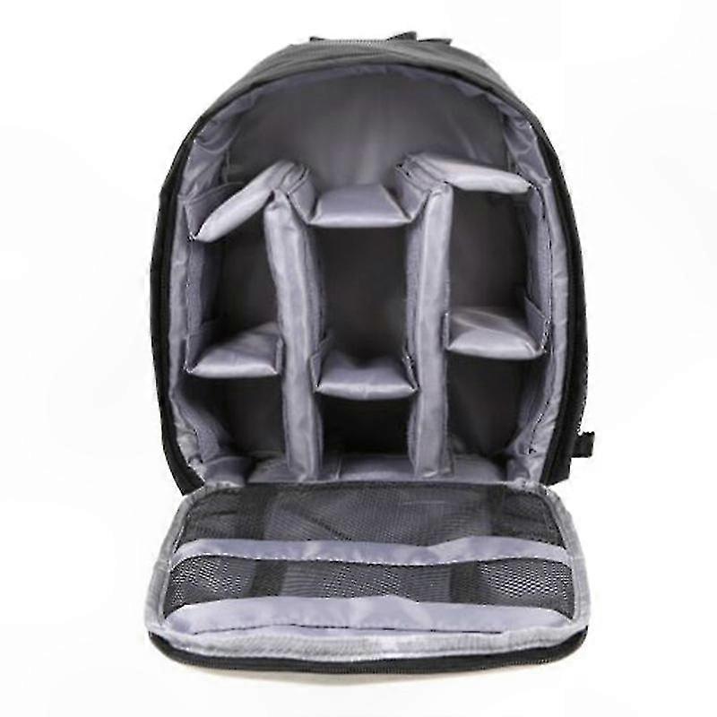 Waterproof Camera Backpack, Gray Photo Storage Bag, Shockproof and Tear-Resistant, Multi-Function Digital Camera Bag with Breathable Design