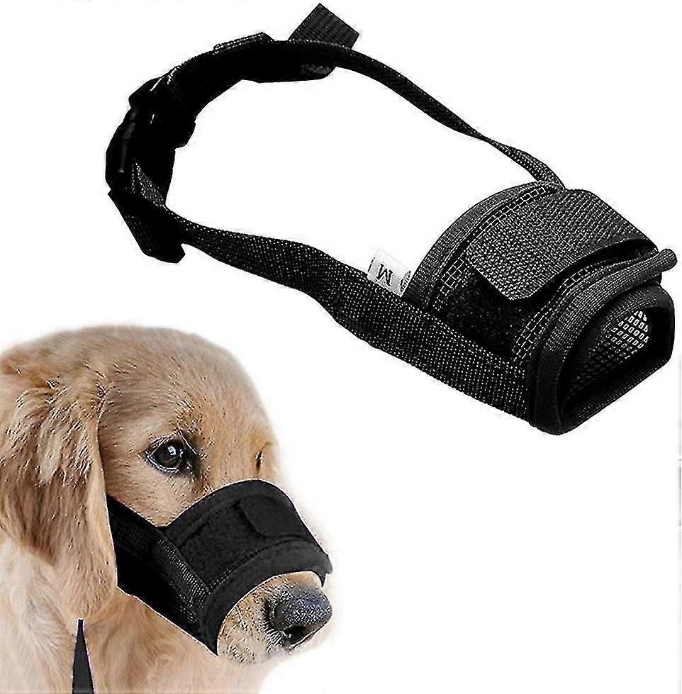 Muzzle For Dogs - Adjustable Soft Dog Muzzle For Small Medium Large Dog