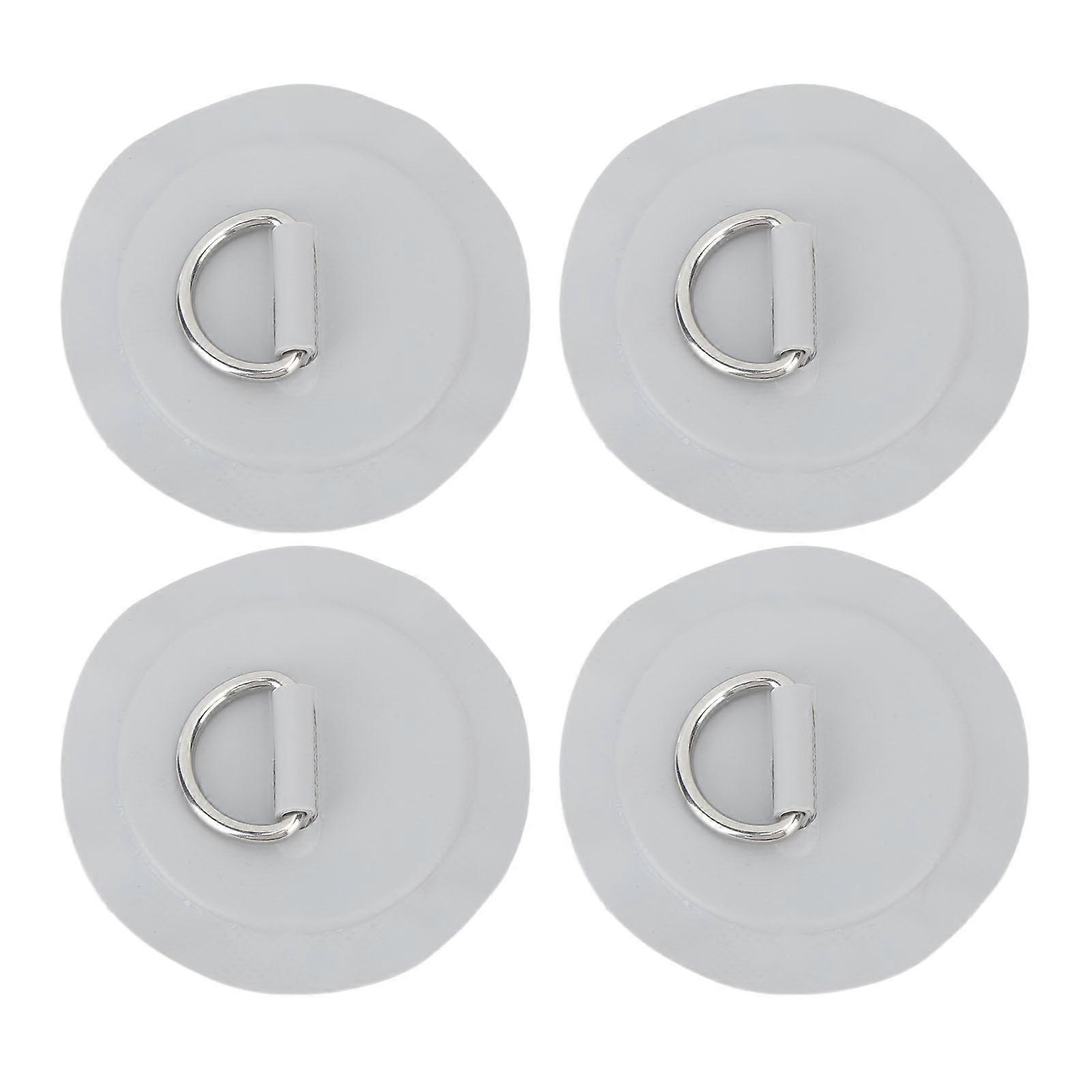 4pcs Gray Lightweight PVC D Ring Patch 8cm for Inflatable Boards