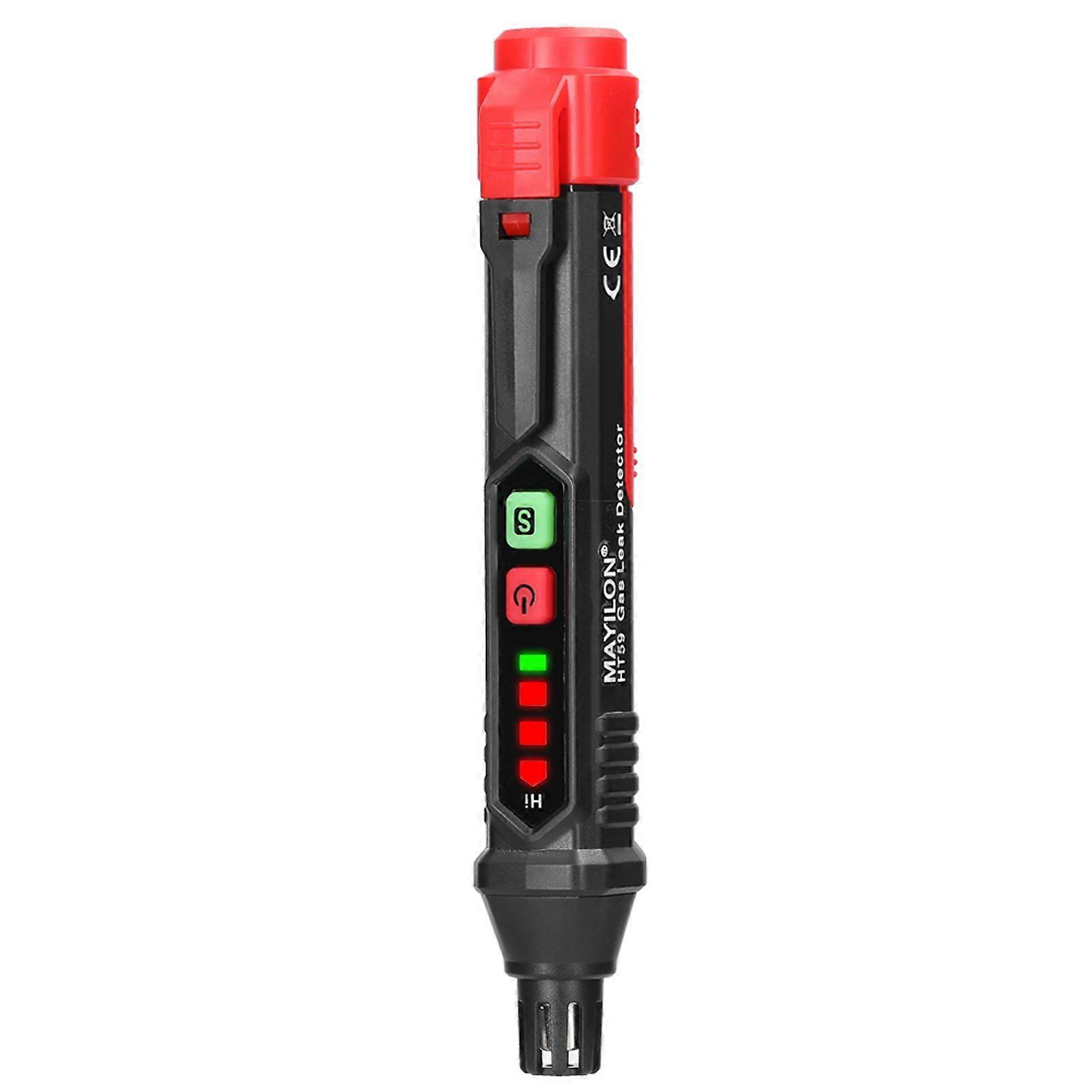 Handheld Combustible Gases Leak Detector Natural Gases Leakage Tester Portable PPM Meter Combustible Gases Analyzer Pen
